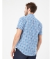 Wilson Short Sleeve Shirt - Blue Gingham