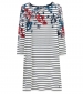 Riviera Print Dress - Fay Floral Stripe