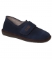 Max Easy-fasten Suede House Shoe - Navy