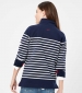Saunton Sweatshirt - French Navy Stripe