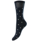 Daisy Cotton Sock - Navy