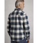 Broxton Long Sleeve Herringbone Shirt - Navy