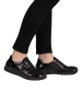 Flexible Easy Fastening Ladies Shoe - Black
