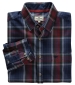 Taransay Plaid Shirt - Navy/ Green/ Wine