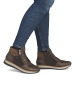 Side Zip Shoe - Brown