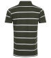 Fabian Striped Polo - Lichen Green