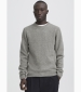 Karl Lambswool Crew Neck Jumper - Monument Melange