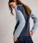 Lily V Neck Jumper - Blue