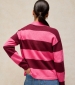 Camilla Stripe Collar Jumper - Pink Multi