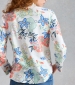 Annie Jersey Shirt - Ivory Print