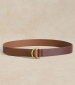 Reversible Dring Belt - Tan Multi