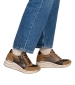 Side Zip Trainer - Brown Multi