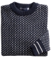 Stromness 100% Wool Pullover - Navy