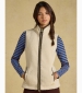 Borg Heritage Longline Gilet - Cream