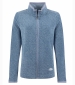 Cheryl Eco Textured Full Zip Fleece - Estate Blue