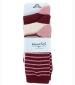 Parade Patterned Socks 3 pack - Red Grape