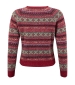 Hollan Fair Isle Cardigan - Rhubarb