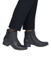 Zip Ankle Boot - Black