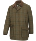 Kingussie Tweed Field Coat - Green/Blue