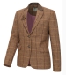 Eden Tweed Hacking Jacket - Blackberry/Berry