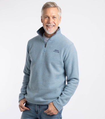 Newark 1/4 Zip Grid Fleece