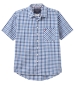Wilson Short Sleeve Shirt - Blue Gingham