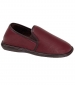 Balmoral Luxury Leather Slippers - Wine