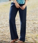 Classic Linen Trousers - Navy