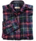 Hamilton Flannel Shirt - Wine/ Green Check
