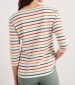 3/4 Sleeve Sailor Top - Orange Coral
