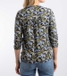 Brooke Printed Jersey Top - Aqua Blue
