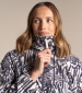 Annjela Half Zip - Anthracite Print