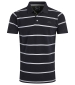 Fabian Striped Polo - Midnight