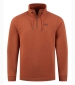 Brampton Branded 1/4 Zip - Maple Brown