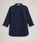 Sophie Longline Shirt - Navy Multi