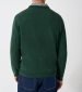 Organic Cotton Crew - Bottle Green Marl