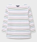 Ultimate Breton Top - White/Pink/Olive