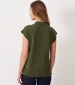 Harmony Crew Neck Knitted Vest - Thyme Green
