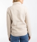 Lucille Lightweight Borg Full Zip Fleece - Ecru