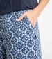 Zendaya Organic Cotton Wide Leg Trouser - Twilight