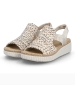 Ladies Sandal - Cream Multi