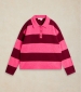 Camilla Stripe Collar Jumper - Pink Multi