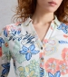 Annie Jersey Shirt - Ivory Print
