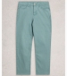 Blake Straight Crop Jean - Teal