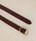 Reversible Dring Belt - Tan Multi