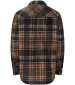 Balbeggie Fleece Shacket - Green/Rust