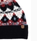 Fair Isle Bobble Hat - Navy