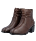 Zip Ankle Boot - Brown