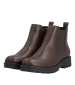 Zip Ankle Boot - Brown