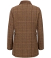 Eden Technical Tweed Field Coat - Bracken/Blackberry